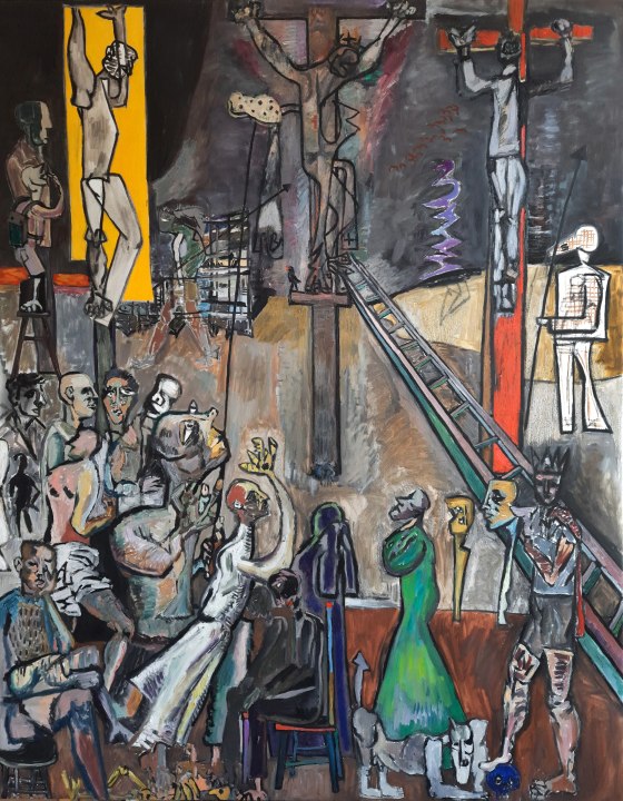 Wielkie ukrzyżowanie / olej na płótnie / 187 × 147 cm / 2023