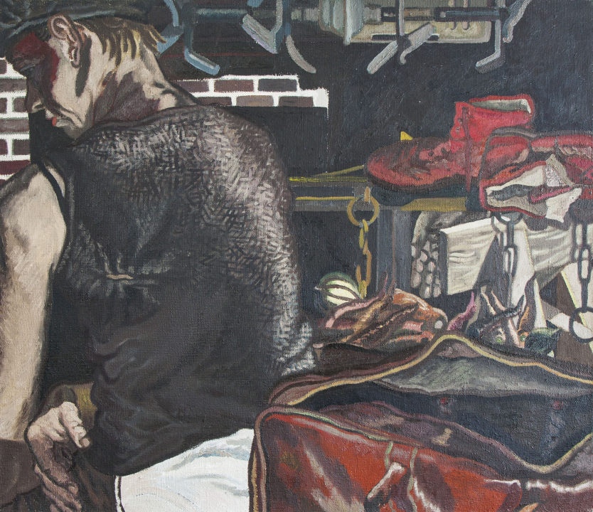 Maszyna / olej na płótnie / 110 × 115 cm / 2017