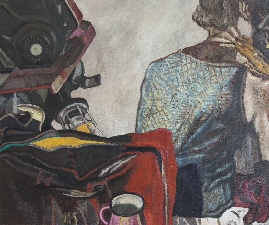 Maszyna / olej na płótnie / 110 × 120 cm / 2017