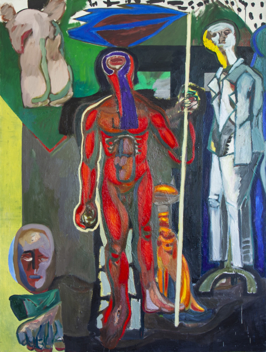 Pasterz / olej na płótnie / 200 × 150 cm / 2022