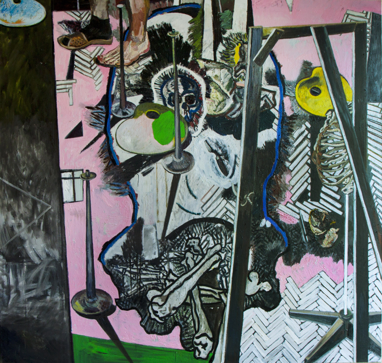 Znak / olej na płótnie / 190 × 200 cm / 2019